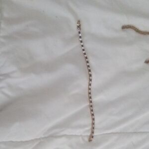 Gold and Silver Chain Bracelet
